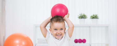 Pediatric occupational therapy session at Synergy Therapeutic Group in Carbondale IL