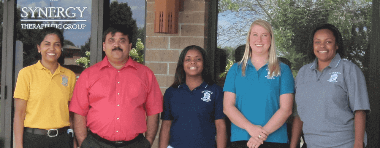 The Synergy Therapeutic Group clinical team — licensed physical and occupational therapists serving Southern Illinois from Carbondale.