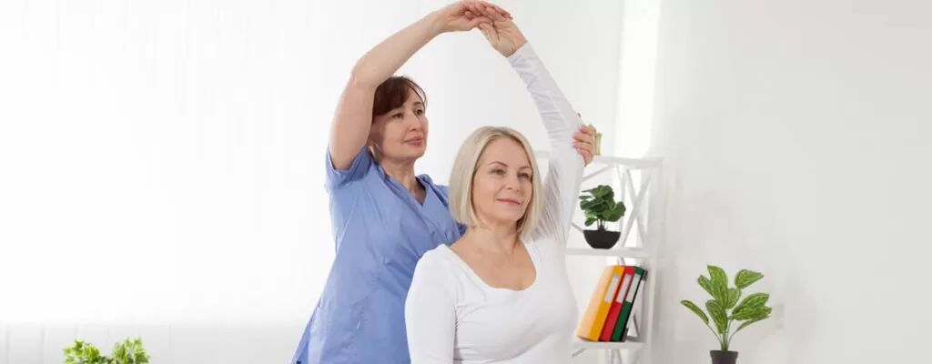 Post-operative shoulder rehabilitation physical therapy