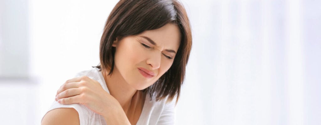 Bad posture contributing to shoulder pain physical therapy treatment