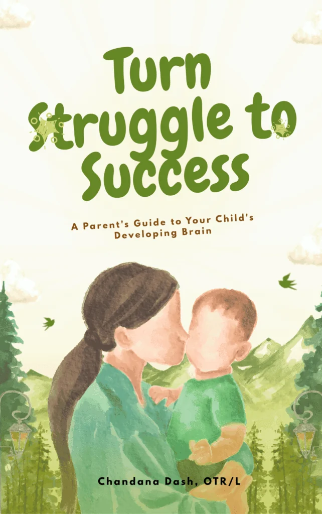 Cover of Chandana Dash's free PDF guide for parents of children with sensory behavior issues and ADHD.