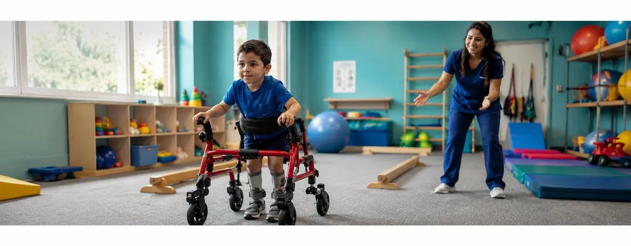 Cerebral palsy therapy for children at Synergy Therapeutic Group — pediatric occupational therapy for motor function, coordination, and developmental support in Carbondale, IL