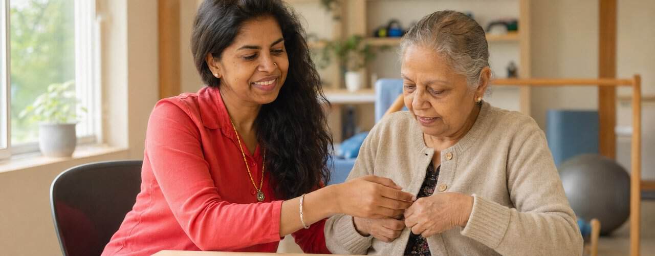 Adult occupational therapy at Synergy Therapeutic Group — physical therapy for activities of daily living (ADL) and functional independence in Carbondale, IL