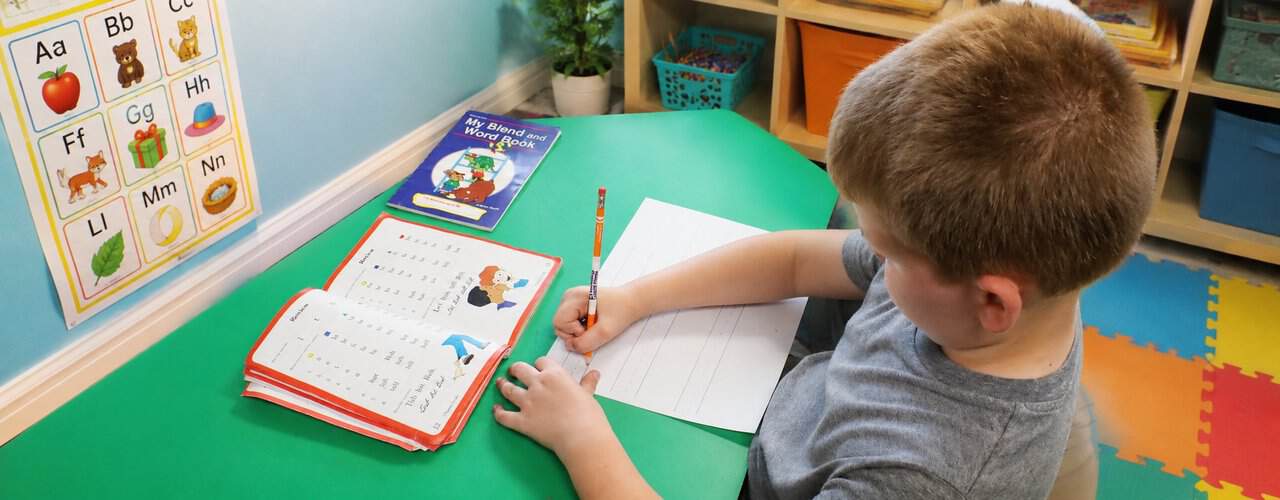 Pediatric occupational therapy for learning disabilities at Synergy Therapeutic Group — handwriting, fine motor, and academic skill support for children in Carbondale, IL
