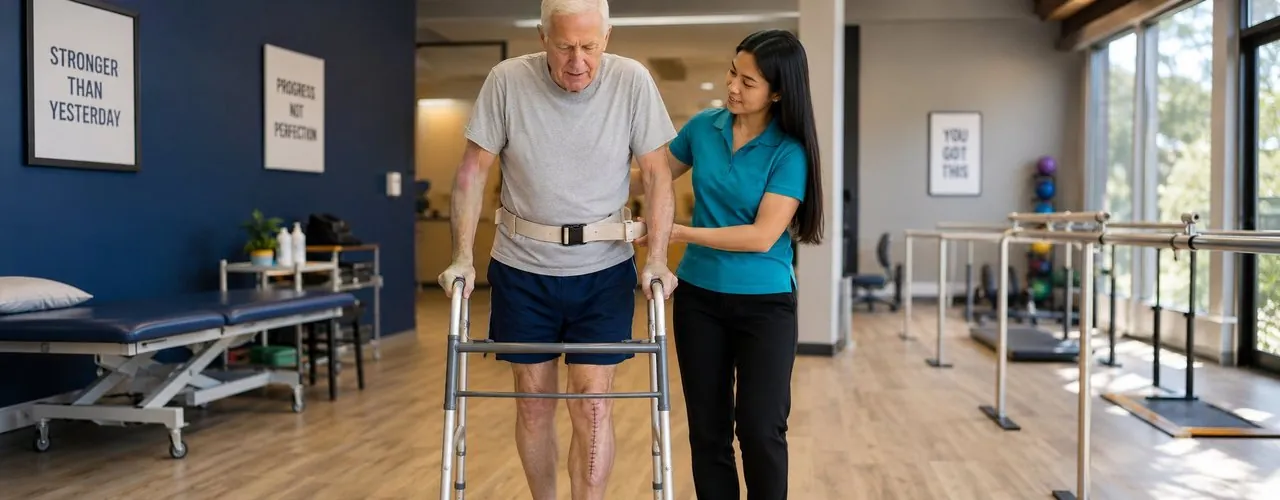 Post-surgical recovery and rehabilitation at Synergy Therapeutic Group — physical therapy after knee, hip, shoulder, and orthopedic surgery in Carbondale, IL