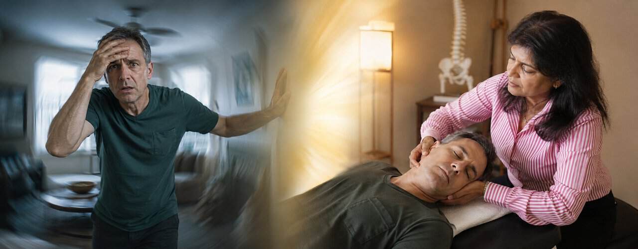 Vertigo and dizziness treatment at Synergy Therapeutic Group — vestibular rehabilitation and Epley maneuver for BPPV in Carbondale, IL